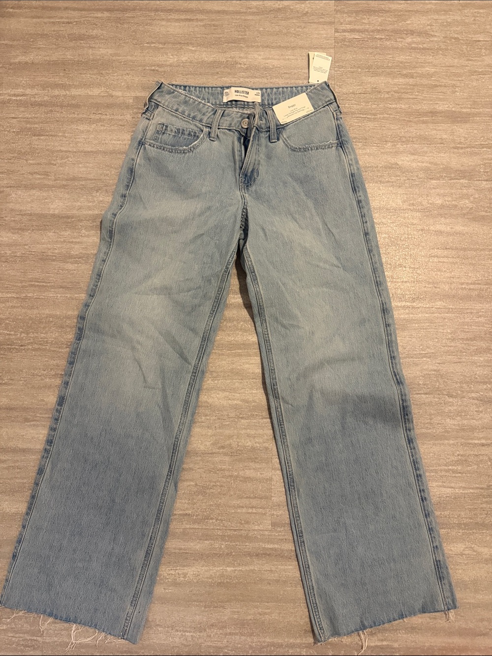 Hollister Light Blue Wide Leg Jeans